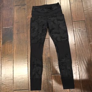 Lululemon Sun Salutation Camo Leggings